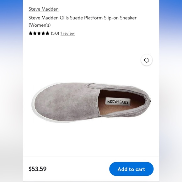 Steve Madden Gills Suede Platform Slip-on Sneaker - Picture 10 of 10